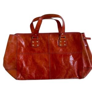 Kenneth Cole New York leather tote bag